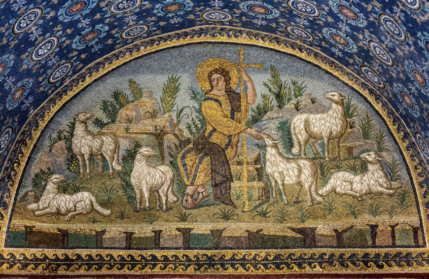 The Mausoleum of Galla Placidia, 425 C.E., Ravenna, Italy